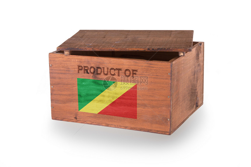 白色背景孤立的木制板箱立方体运输工业产品贮存正方形案件船运盒装货物图片