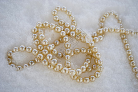 珍珠珠宝石配件串珠项链珠宝珠子背景图片