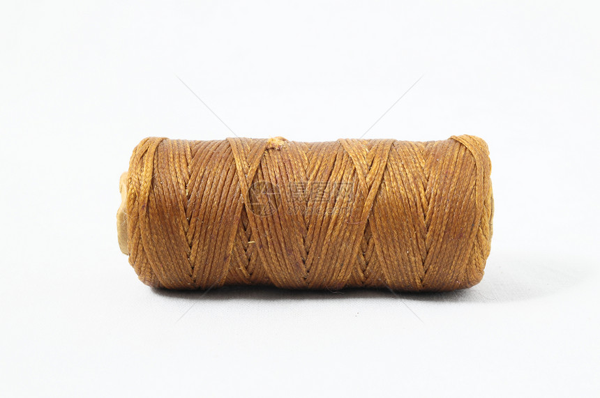 双线卷棉布针织电缆材料绳索纤维羊毛白色螺旋管子图片