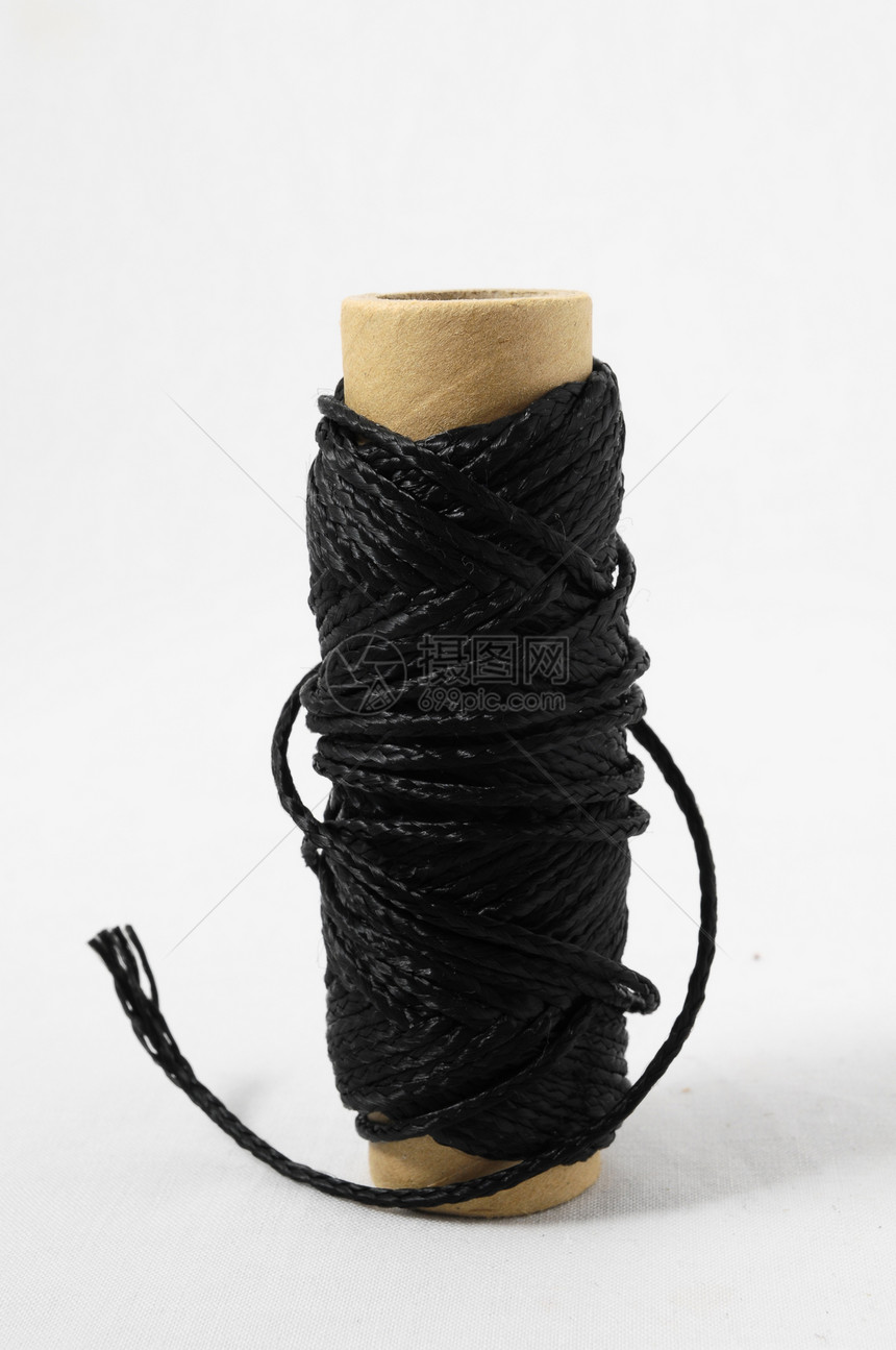 双线卷纤维电线工业布线电缆白色缠绕网络纺织品管子图片