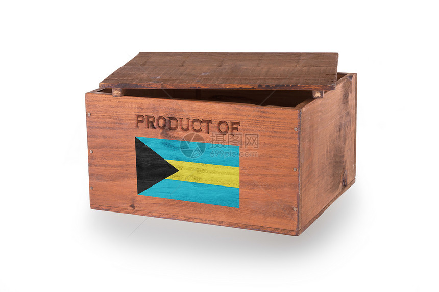 白色背景孤立的木制板箱案件木材松树贮存货物立方体盒装棕色邮件送货图片