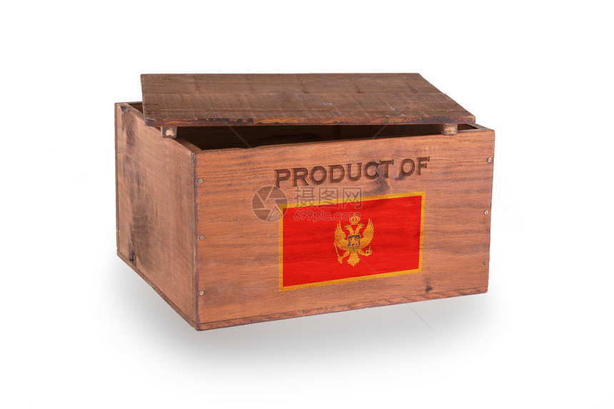 白色背景孤立的木制板箱案件木材送货货物立方体邮件松树工业商品贮存图片