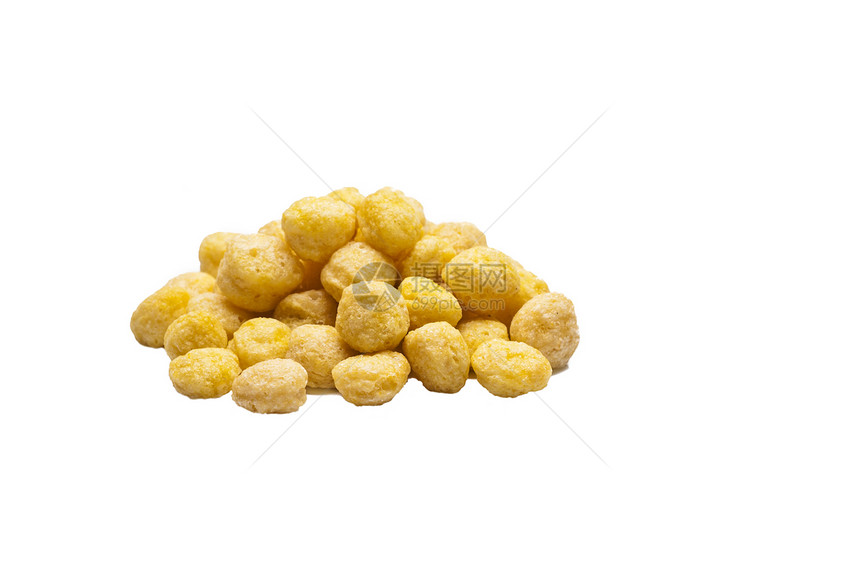 蜂蜜球玉米花薄片玉米纤维谷物营养玉米片蛋糕饮食食物粮食图片