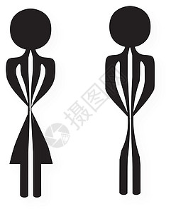 卫生间厕所女士男性性别洗手间男人背景图片