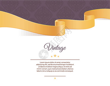 金色授权证书虚拟模板书法插图装饰邀请函订婚花丝庆典繁荣礼物滚动设计图片