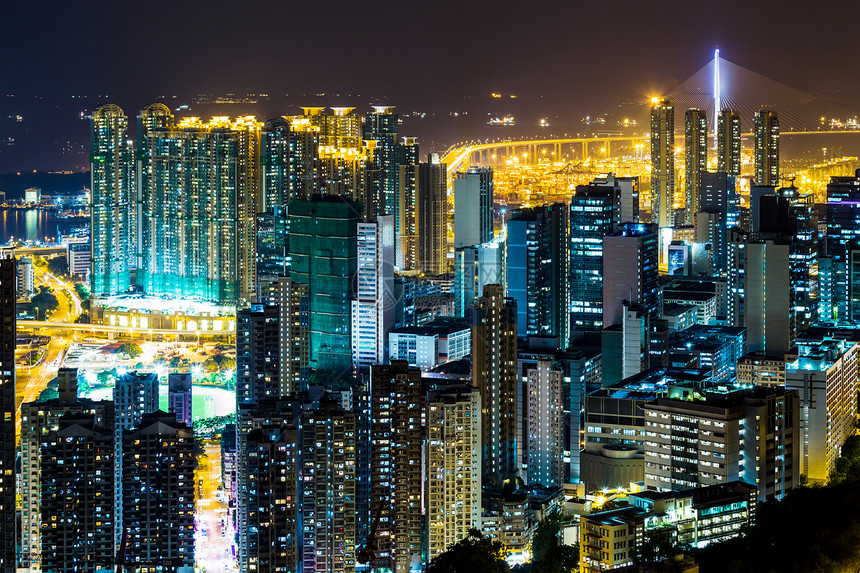 香港市风景公寓房屋建筑民众天际住宅居所景观城市公寓楼图片