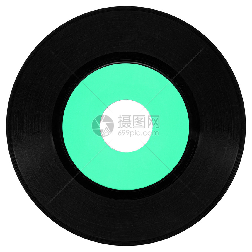 记录白色音乐流行音乐立体声音响专辑转速绿色青色模拟图片