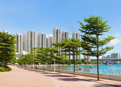 香港特区城市景观天际线高清图片