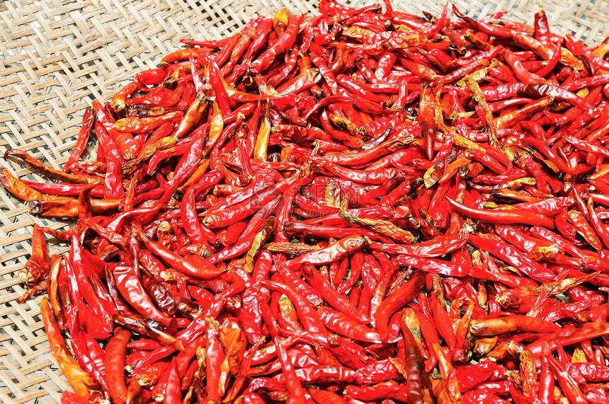 篮子上红辣椒胡椒市场绿色美食食物义者食品烹饪红色辣椒图片