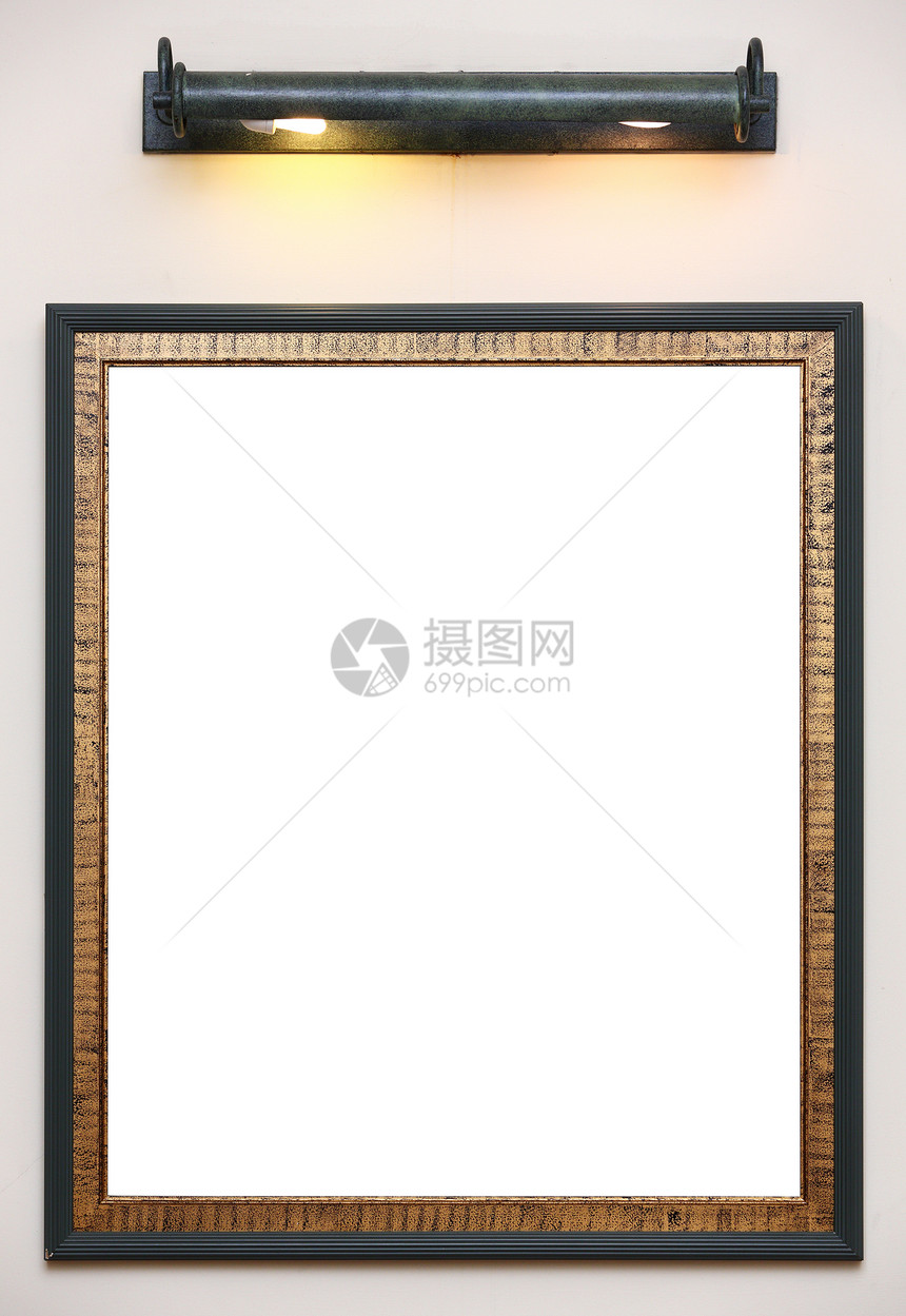 墙上的照片架正方形博物馆阴影艺术绘画画廊木头展览边界奢华图片