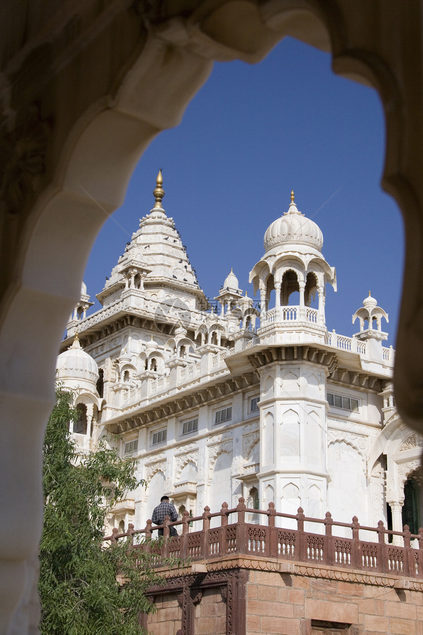 纪念碑  焦特布尔  印度大理石建筑学地标白色旅行旅游纪念馆图片