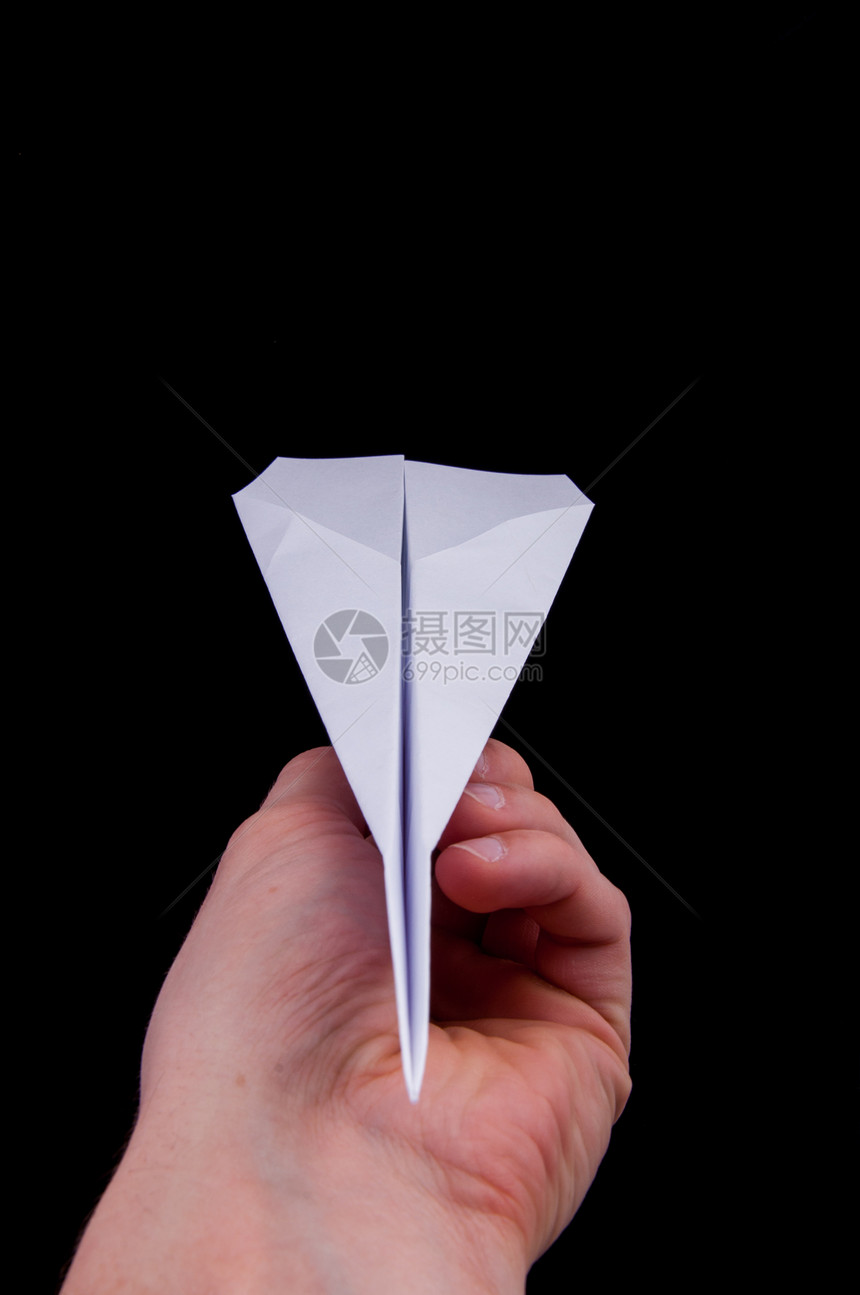 折纸飞机蓝色空气自由玩具商业白色闲暇游戏翅膀床单图片
