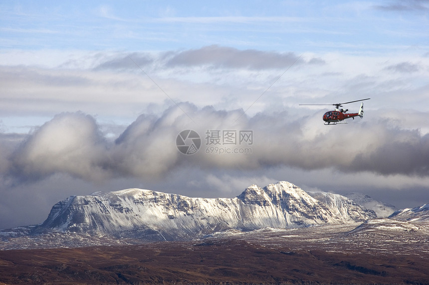 英国皇家空军直升机 - 苏格兰高地 - 苏格兰图片