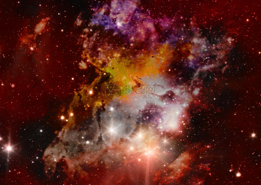 在空间和星云的星域螺旋渲染敬畏星际插图星座灰尘科学场地活力图片