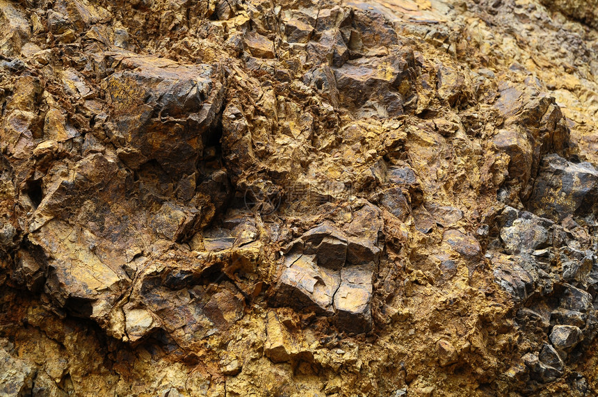 火山岩纹理材料矿物棕色黑色风化灰色花岗岩建筑学宏观图片