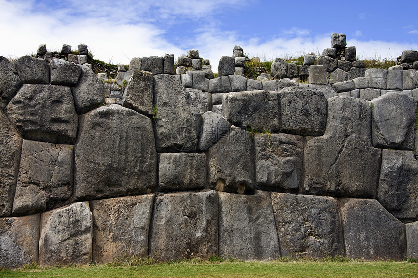 印加石雕作品     秘鲁地标墙壁废墟石头男人纪念碑旅行数字旅游图片