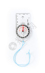 在白背景中显示北偏孤立的罗盘背景图片
