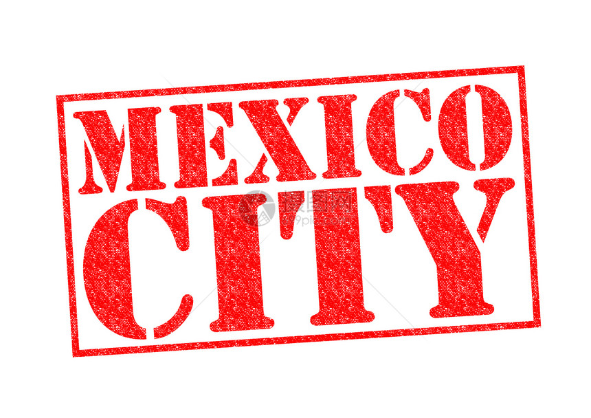 墨西哥城按钮假期邮票标签城市徽章文化红色旅行标题图片
