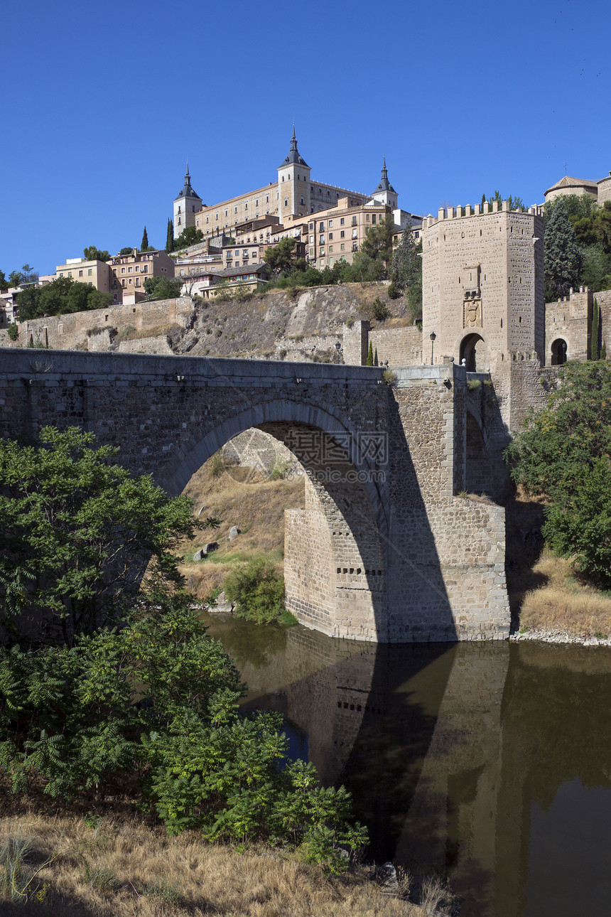 托莱多拉曼查西班牙城堡建筑物旅行旅游地标观光天际图片