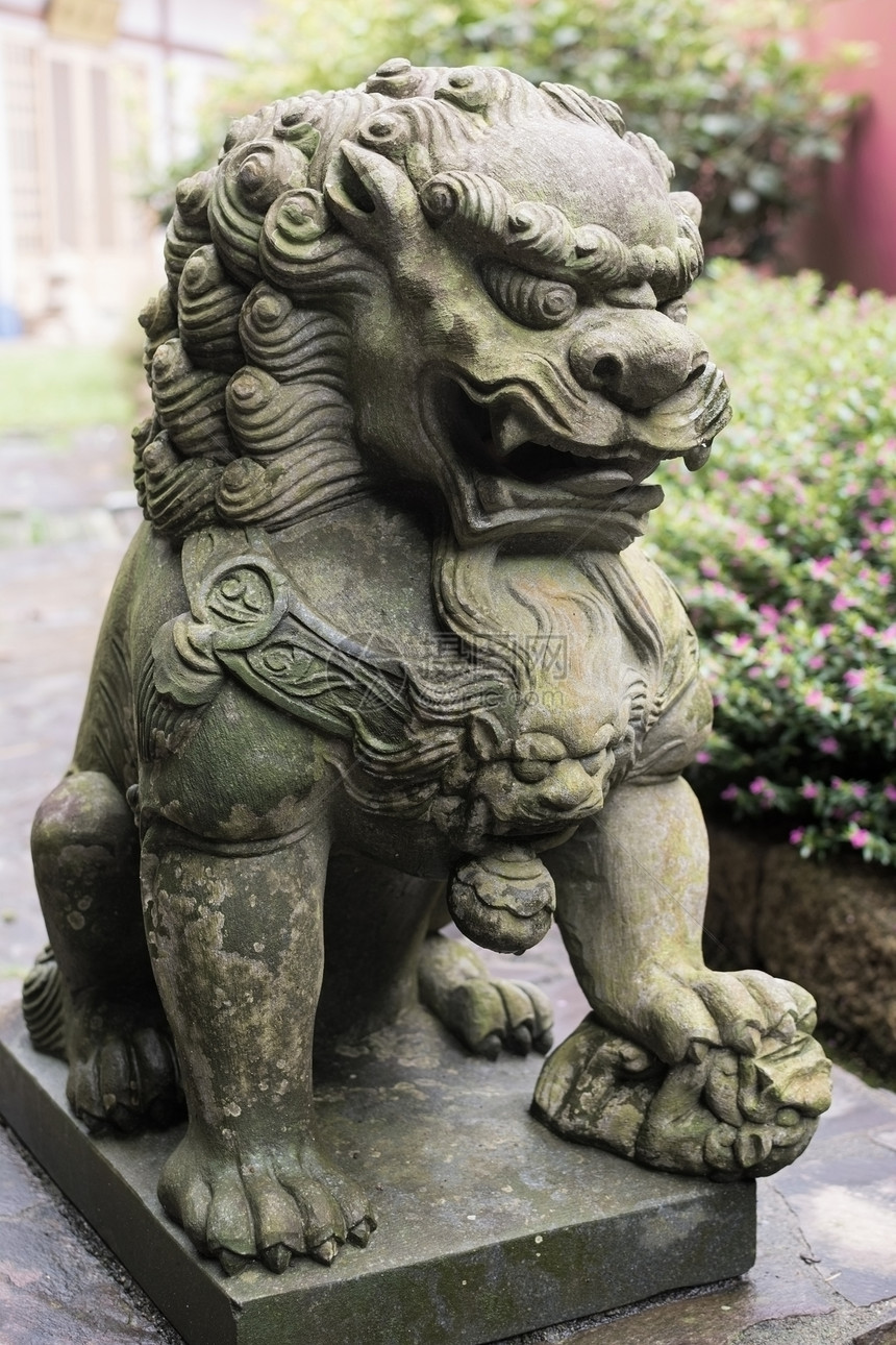 青铜狮子雕像雕塑监护人警卫宗教旅游皇帝历史博物馆文化寺庙图片