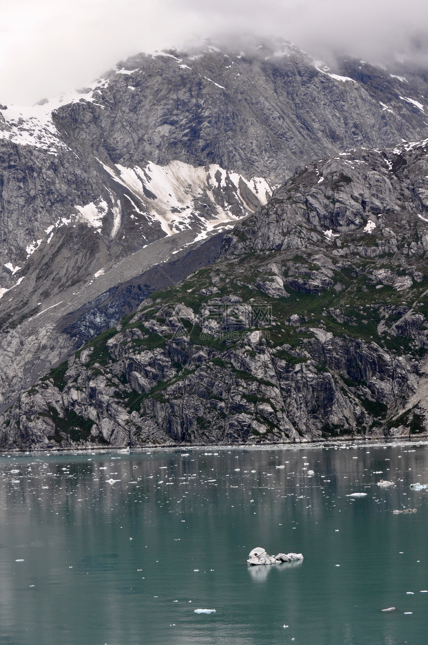 阿拉斯加 9山脉丘陵爬坡冰川蓝色冰山图片