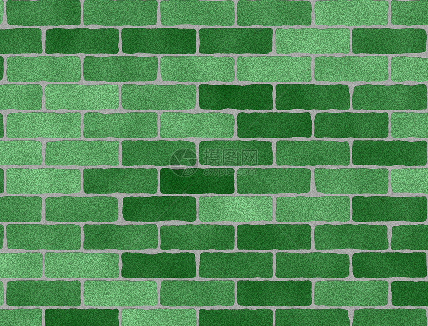 绿砖墙纹理染料地面古董墙纸风化石头材料水泥石膏正方形图片