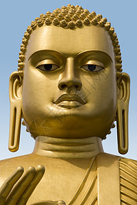 Dambuulla的巨佛雕像     斯里兰卡背景图片