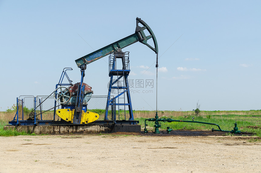 油泵活力管道场地燃料恐龙马头石油力量机器抽油机图片