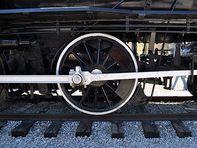 火车22引擎历史地标机车运输铁路博物馆轨道背景图片