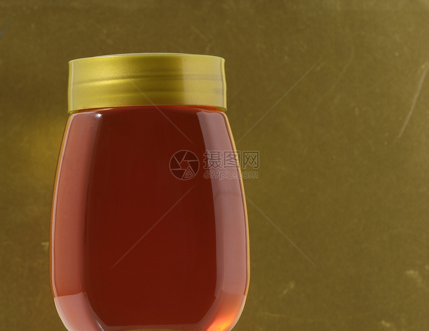 蜜糖罐玻璃金子蜂窝农业早餐蜜蜂饮食营养食物产品图片