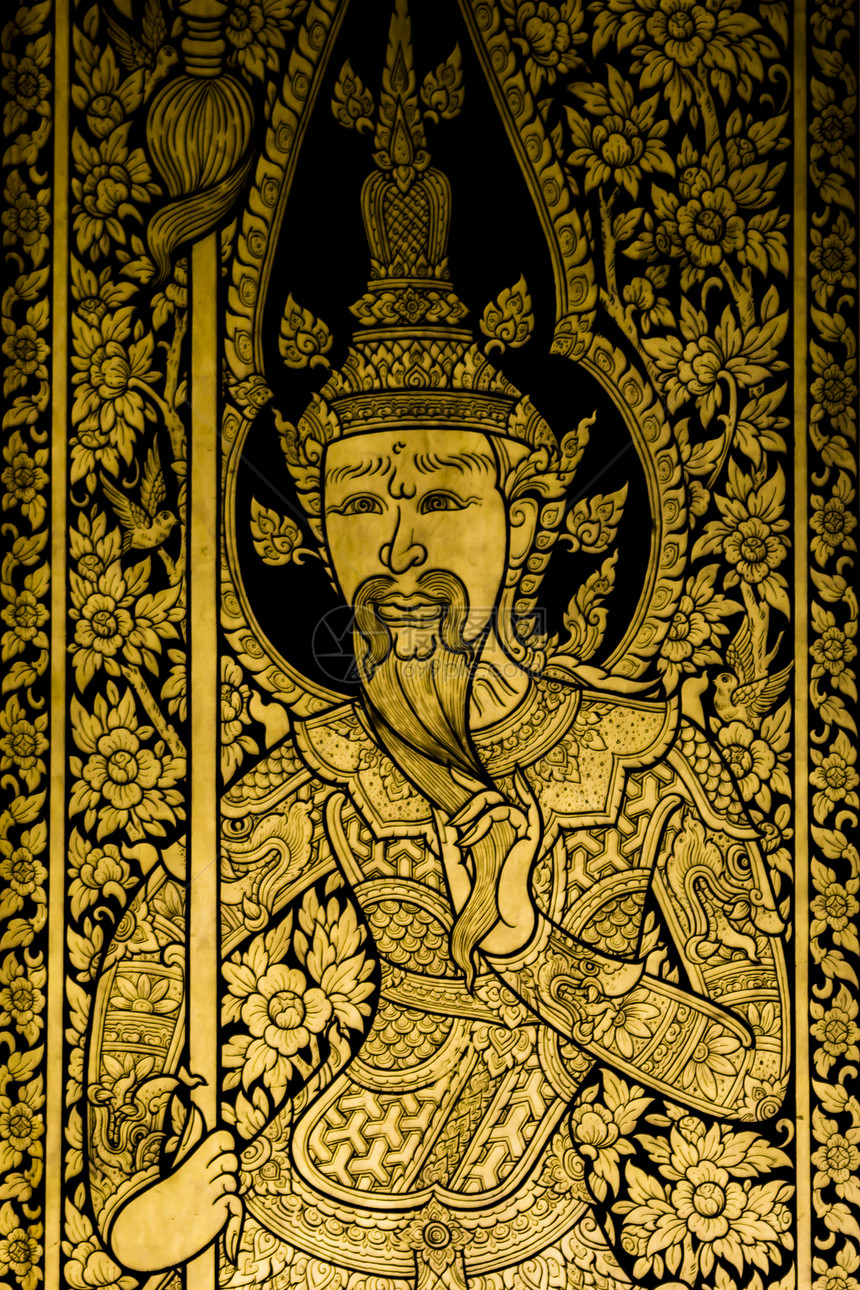 绘画古代艺术泰文风格图片