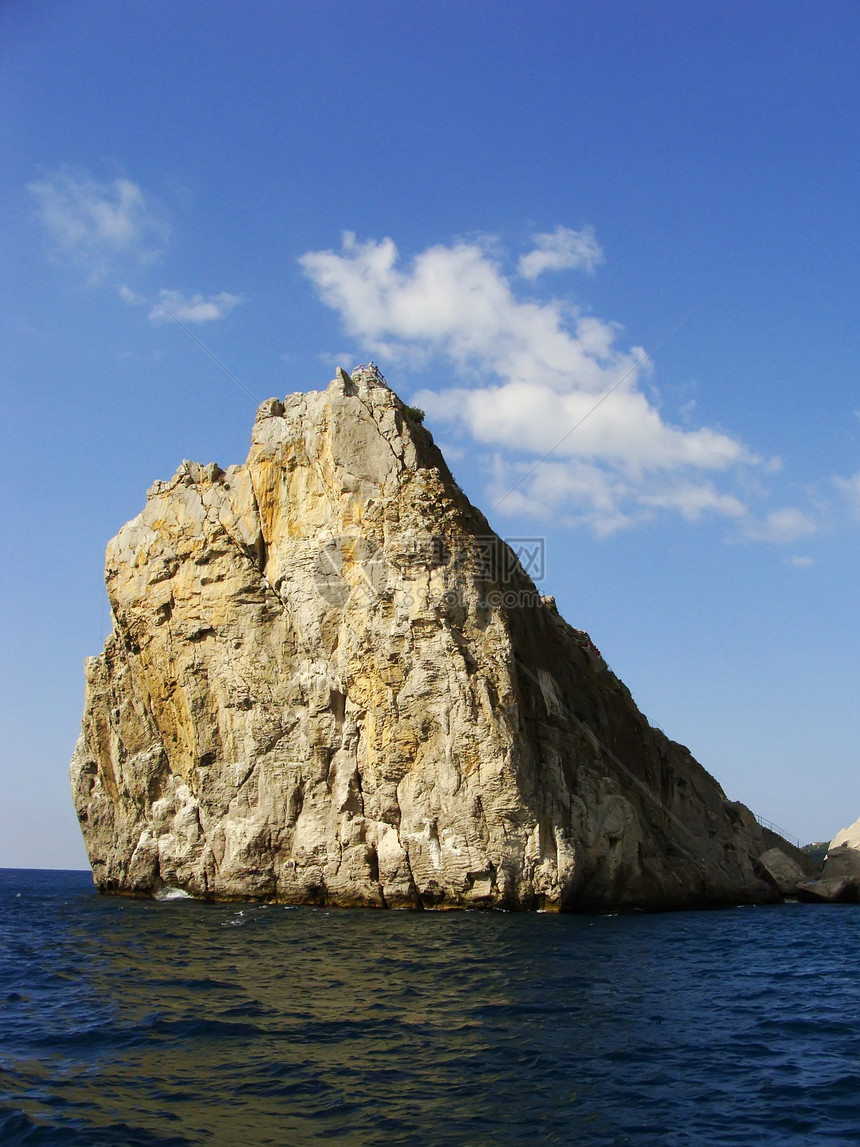 乌克兰克里米亚半岛支撑悬崖海岸旅游海滩海洋黑色岩石旅行天后图片
