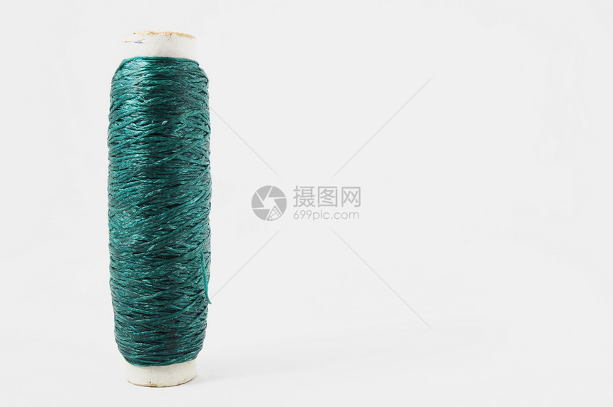 双线卷纺织品故事白色棉布羊毛纤维螺旋针织电缆管子图片