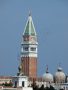 威尼斯圣马克塔全景假期旅行游客天空晴天建筑学建筑观光城市背景图片