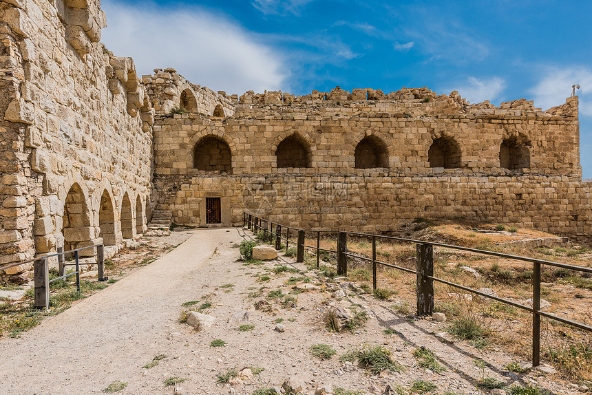 十字军约旦城堡堡垒废墟地方目的地历史文明历史性地标旅行图片
