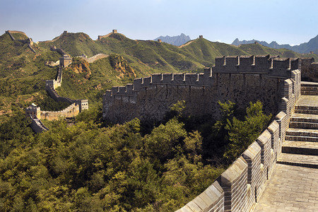 中国-中国长城背景图片