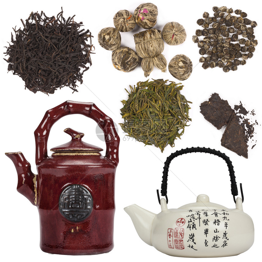 东方茶叶 - 孤立图片