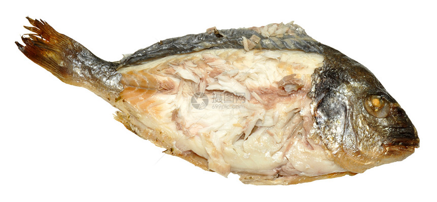 食用鲜肉鱼鲷鱼饮食白色尾巴营养收成海鲜海洋午餐图片