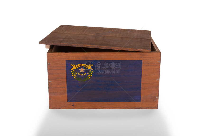 白色背景孤立的木制板箱邮件木头出口立方体盒装产品进口松树商品货物图片