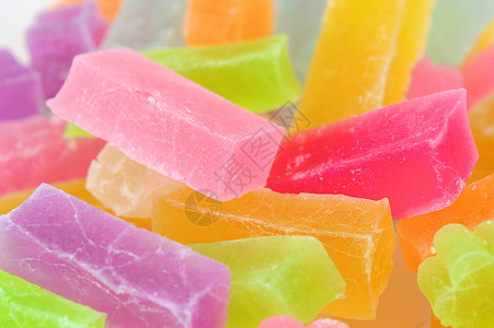 彩色果冻甜点食物明胶效果纹理小吃背景图片