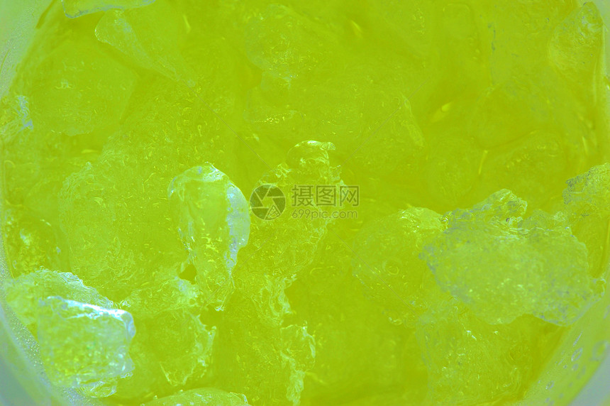 冰雪热带绿色果汁立方体饮料气候玻璃冰块图片