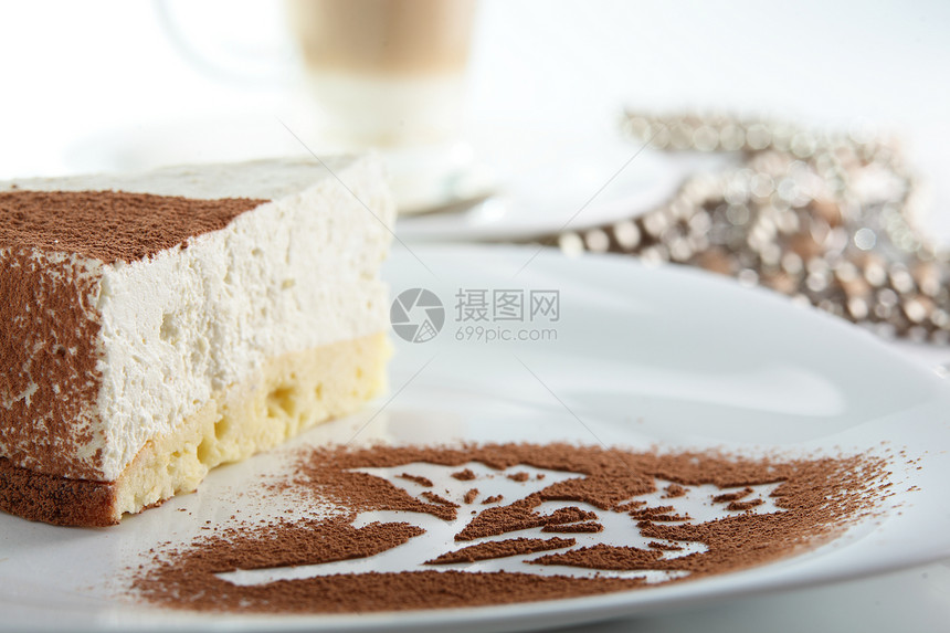 和平蛋糕棕色餐厅宏观蛋糕美食盘子食物奶油馅饼饮食图片