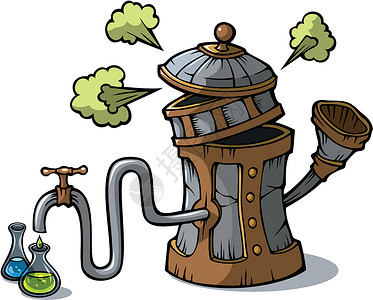 蒸馏机背景图片