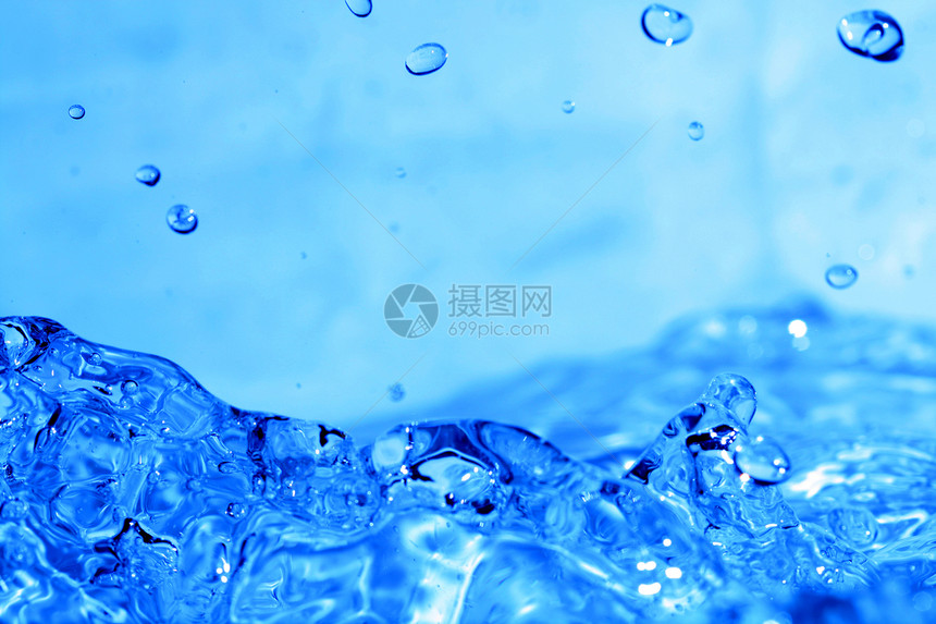 水喷水溪流气泡速度水滴漂浮宏观波纹液体图片