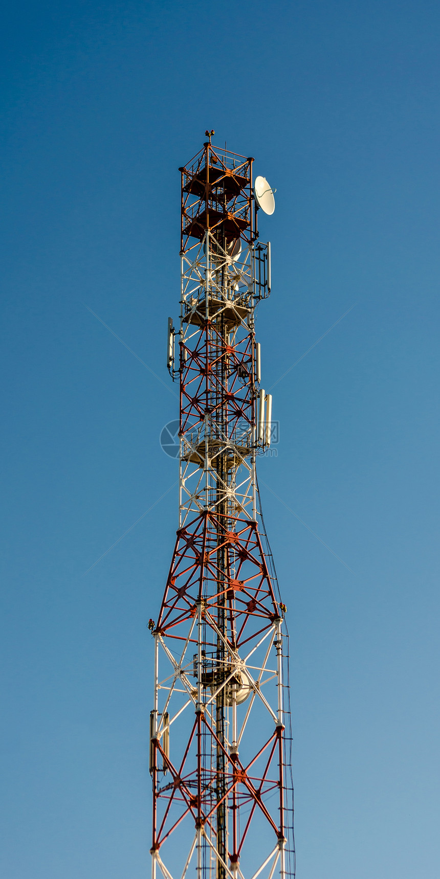 电信天空卫星收发器设备电讯天线广播数据图片