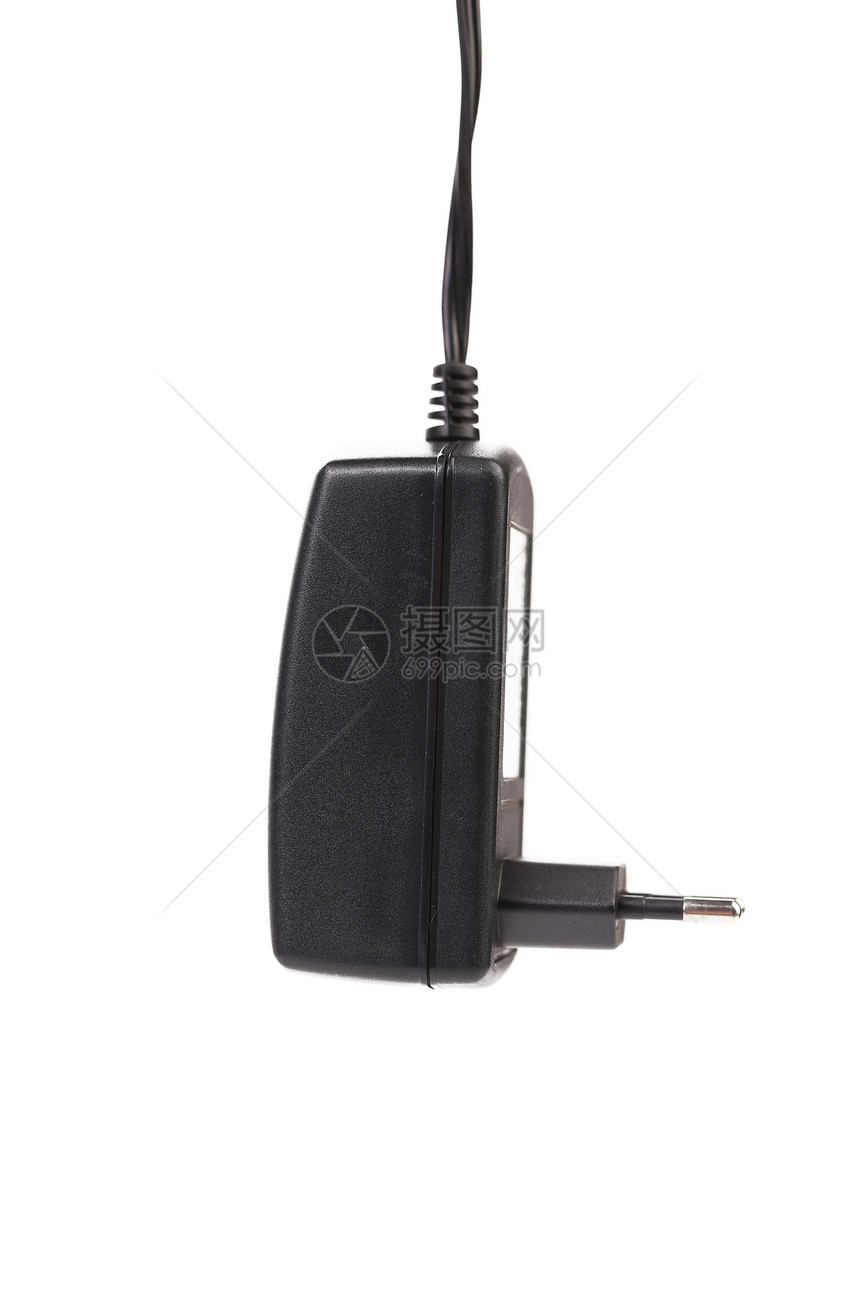 电源适配器 关上电气旅行插座金属绳索电压标准连接器黑色塑料图片