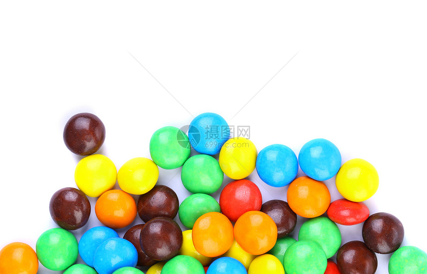 彩色巧克力球组图片