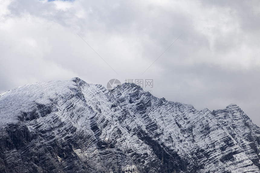 阿尔卑斯山的瓦兹曼山图片