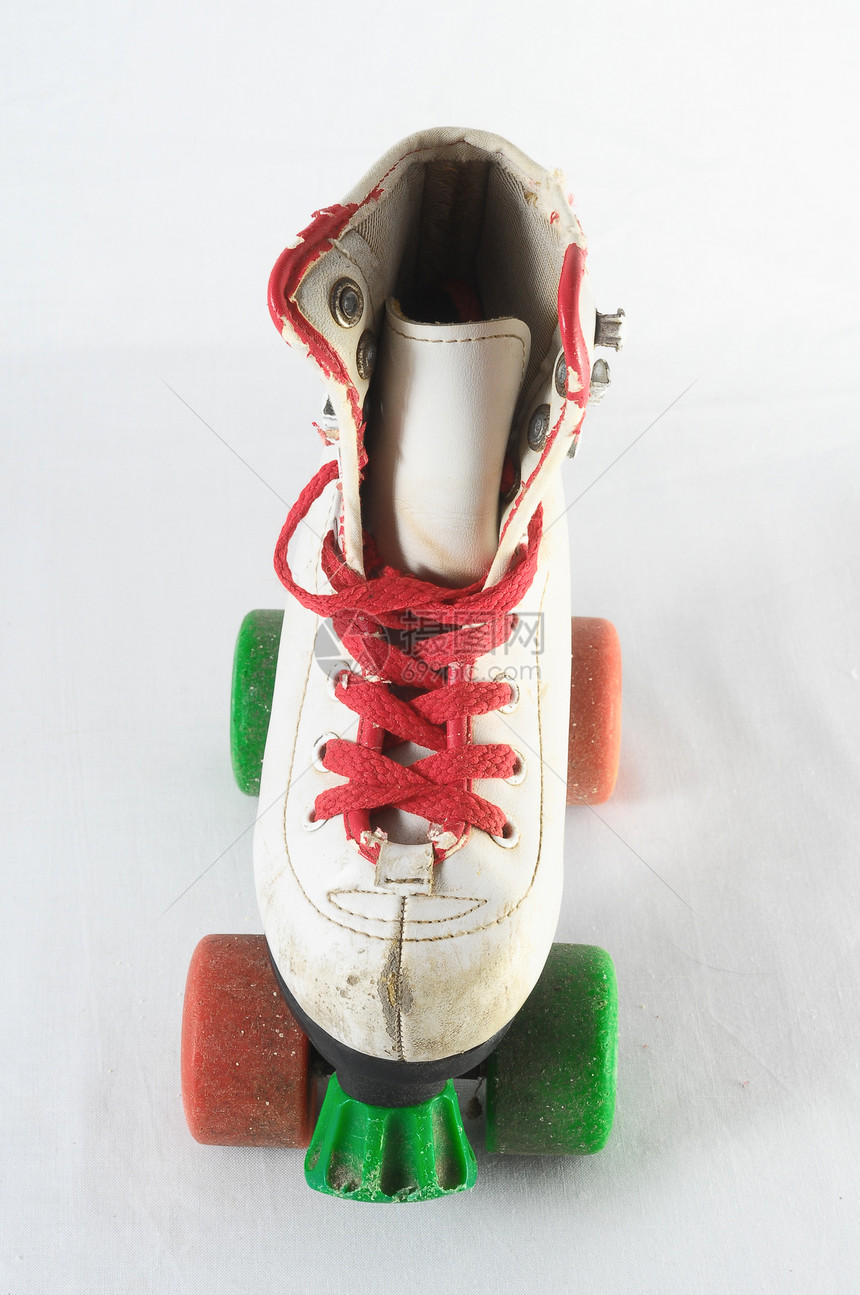 消耗的滚式滑板鞋带乐趣溜冰者消费蕾丝闲暇靴子运动皮革孩子们图片
