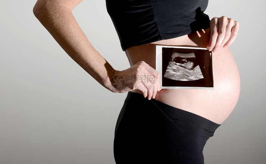 怀孕和超声波检查图片